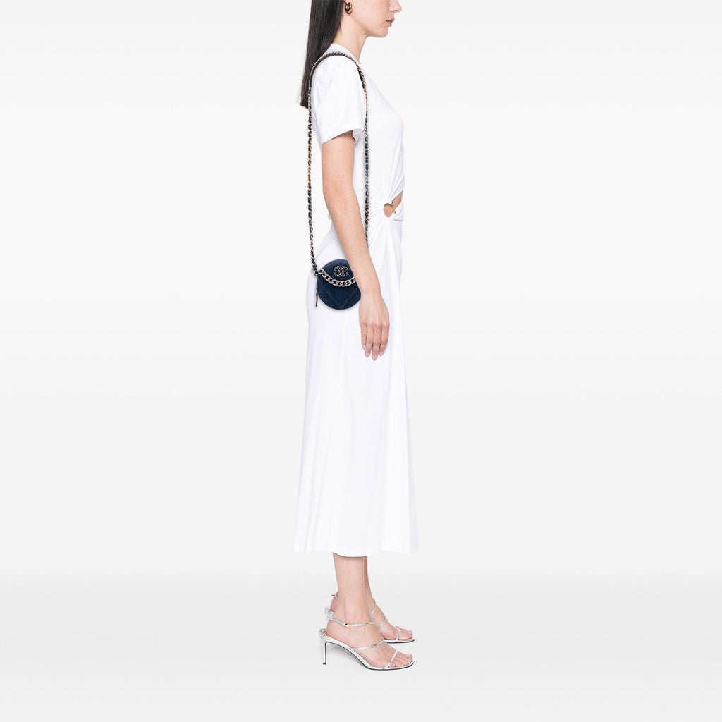Chanel Denim 19 Round Clutch with Chain