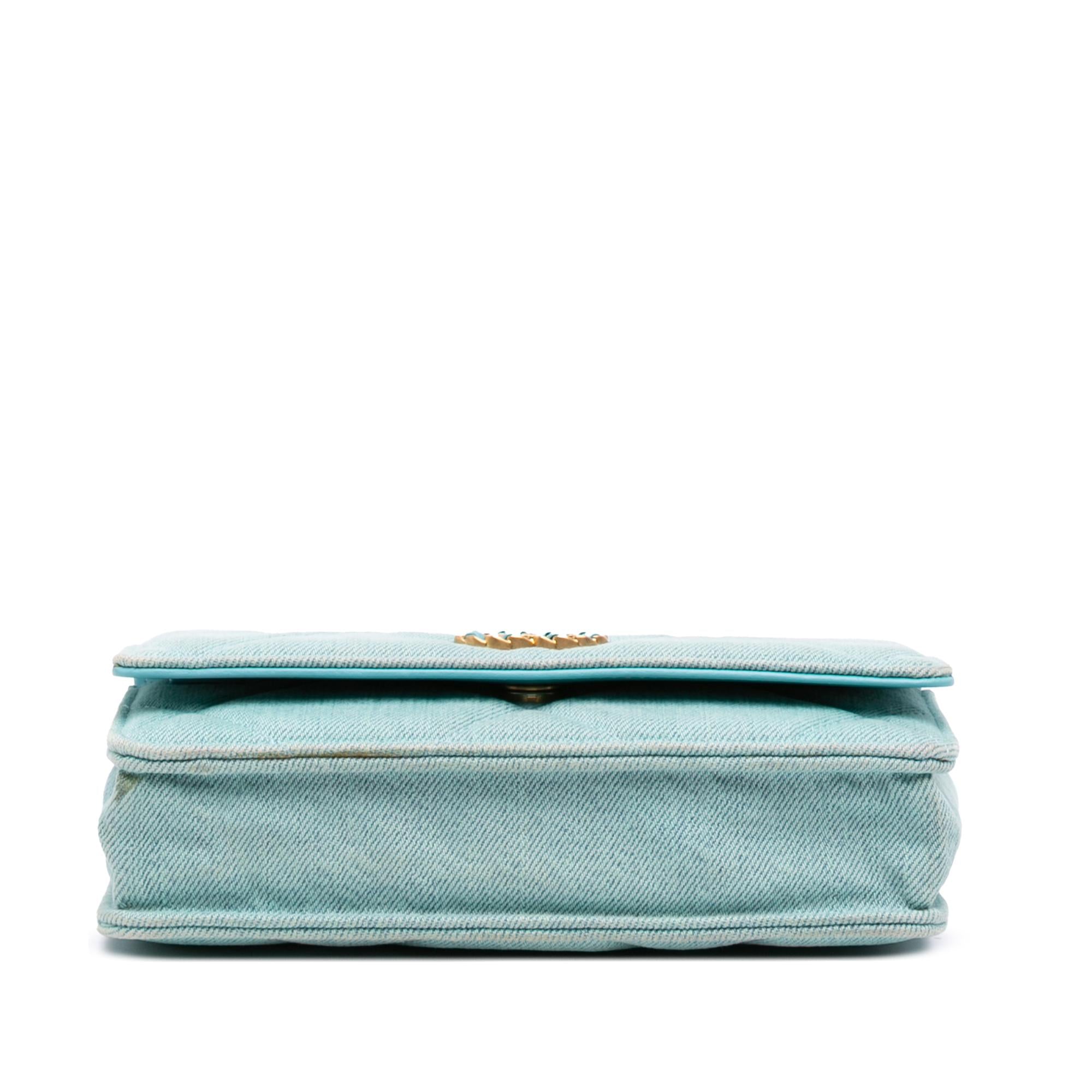 Chanel Denim 19 Wallet on Chain