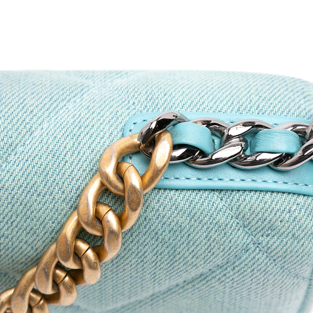 Chanel Denim 19 Wallet on Chain