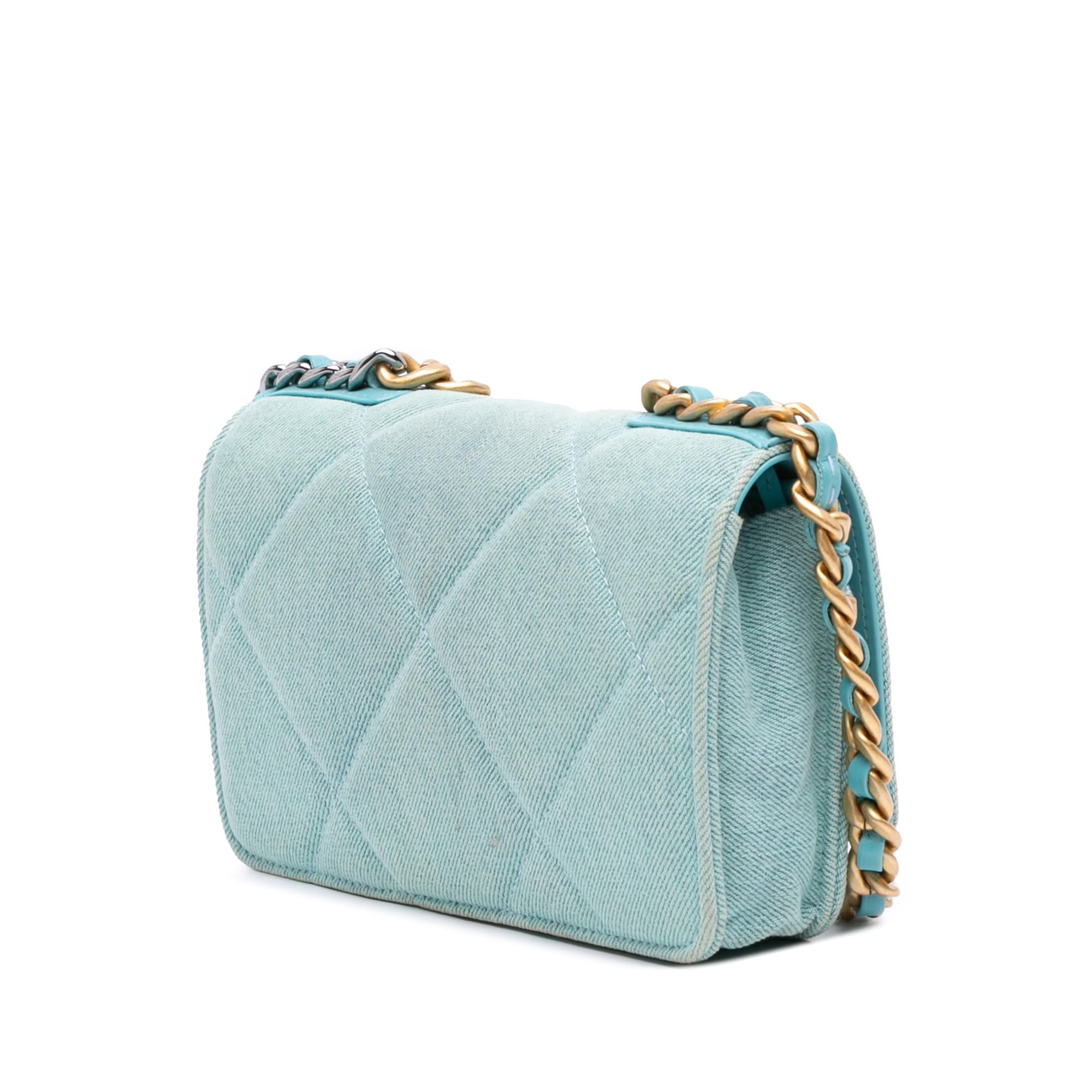 Chanel Denim 19 Wallet on Chain