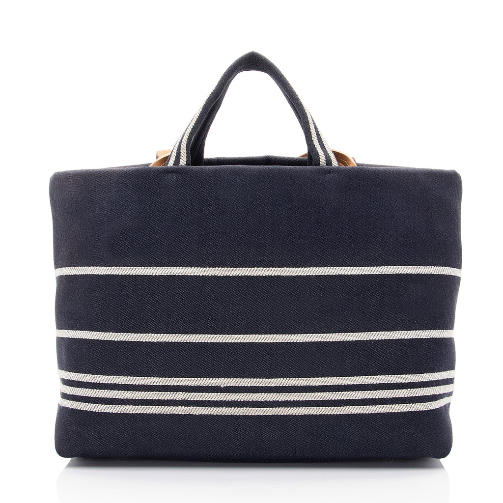 Chanel Denim CC Large Shopping Tote