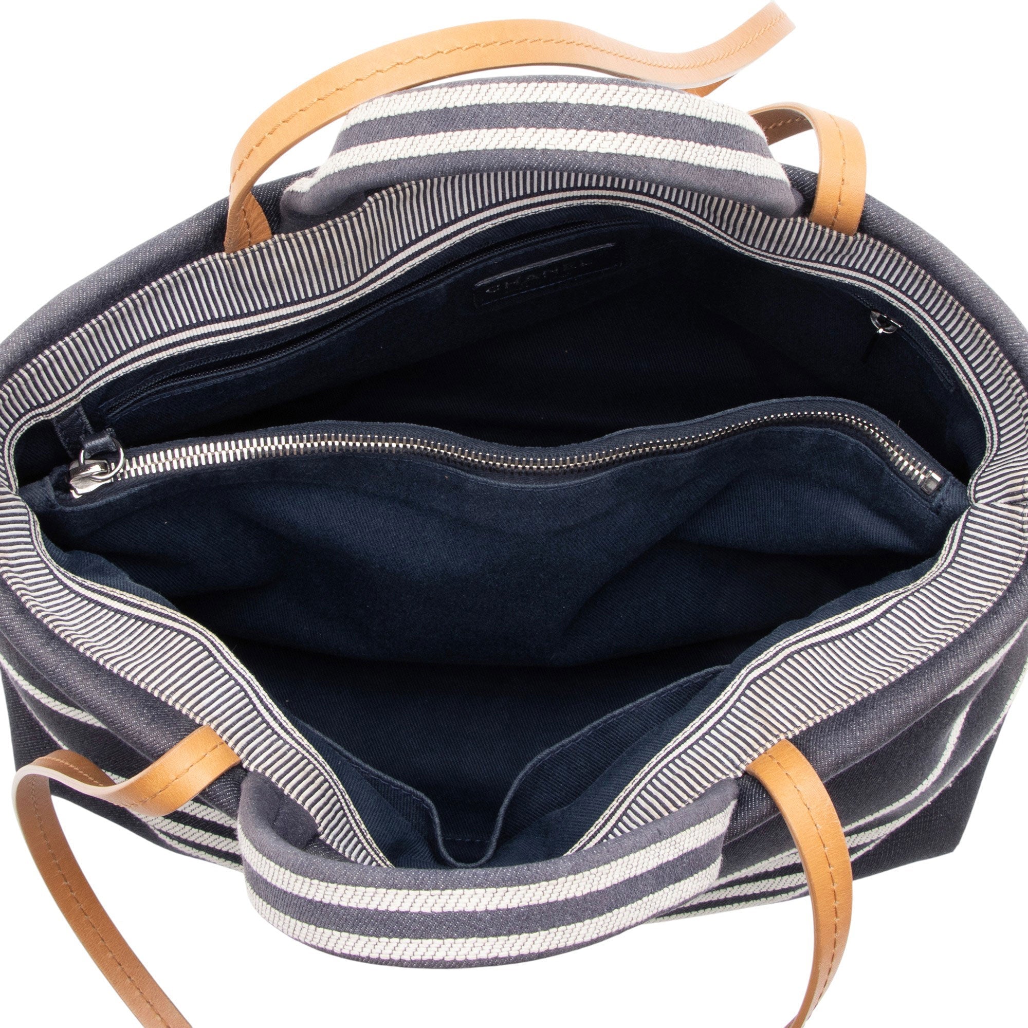 Chanel Denim CC Large Shopping Tote