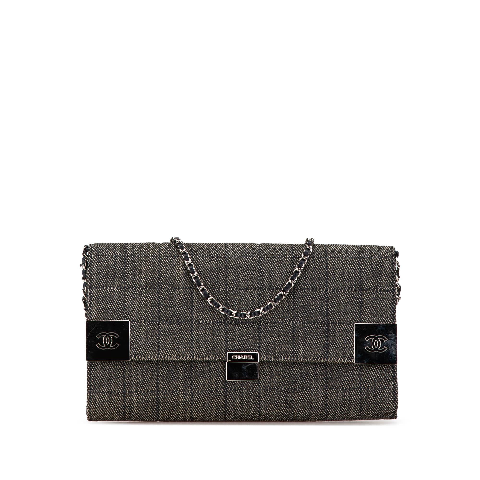 Chanel Denim Choco Bar Chain Flap (SHG-sHPMb7)