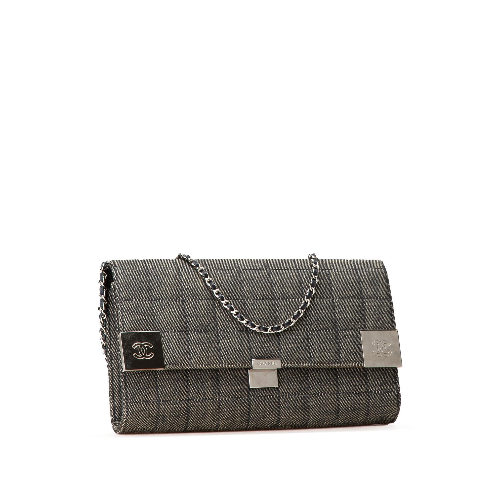 Chanel Denim Choco Bar Chain Flap (SHG-sHPMb7)