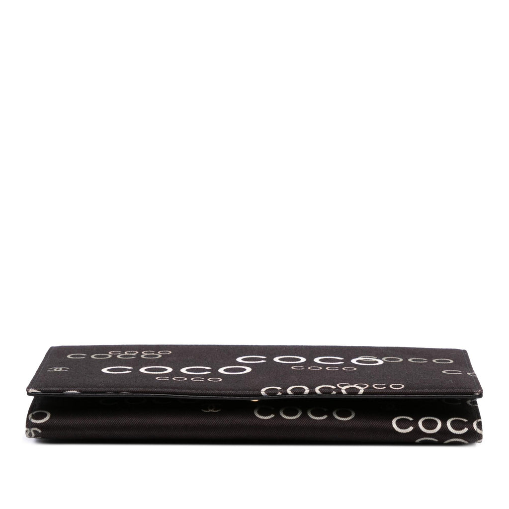 Chanel Denim Coco Flap Wallet