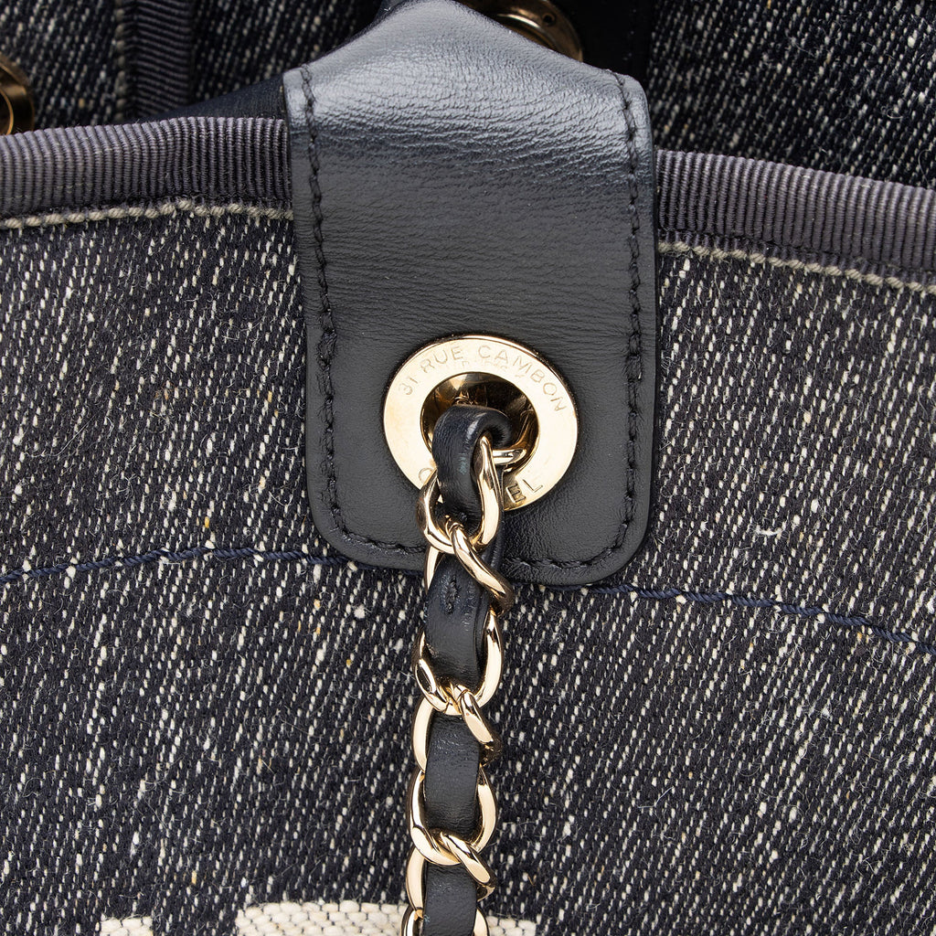 Chanel Denim Deauville Small Tote