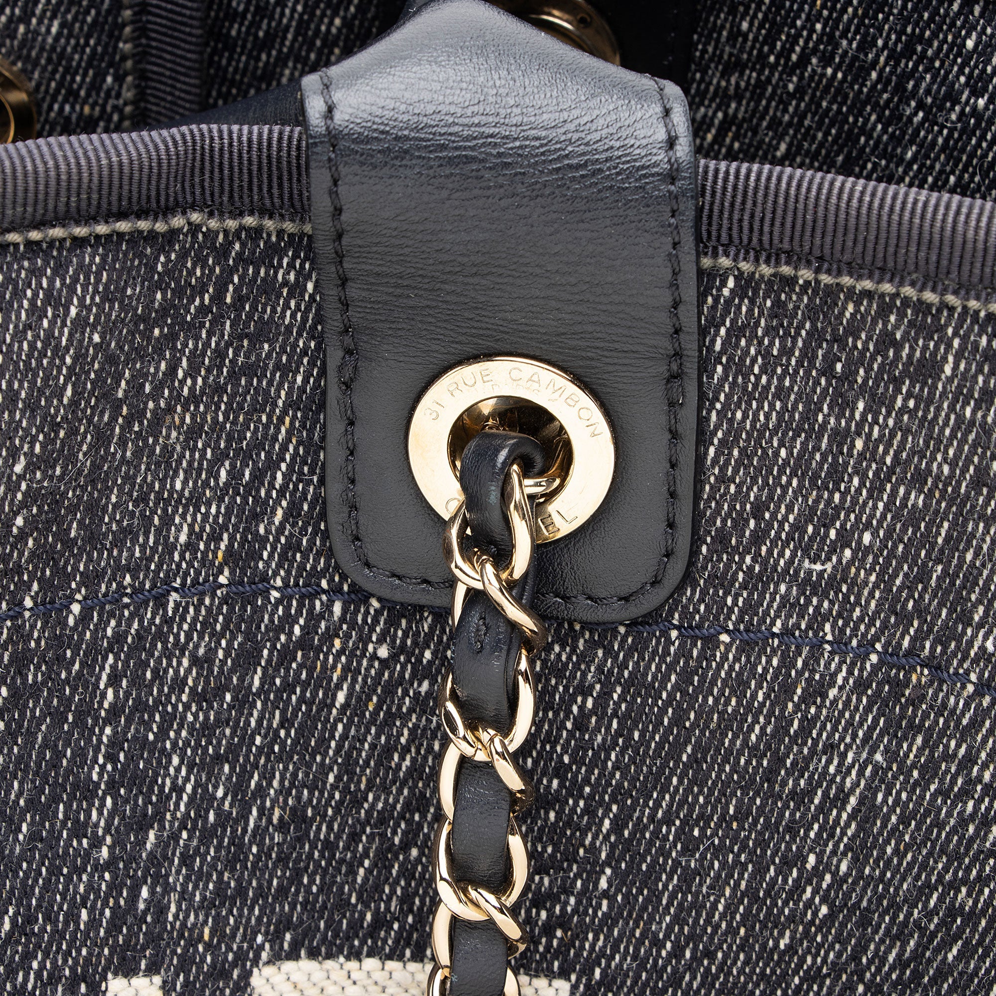 Chanel Denim Deauville Small Tote