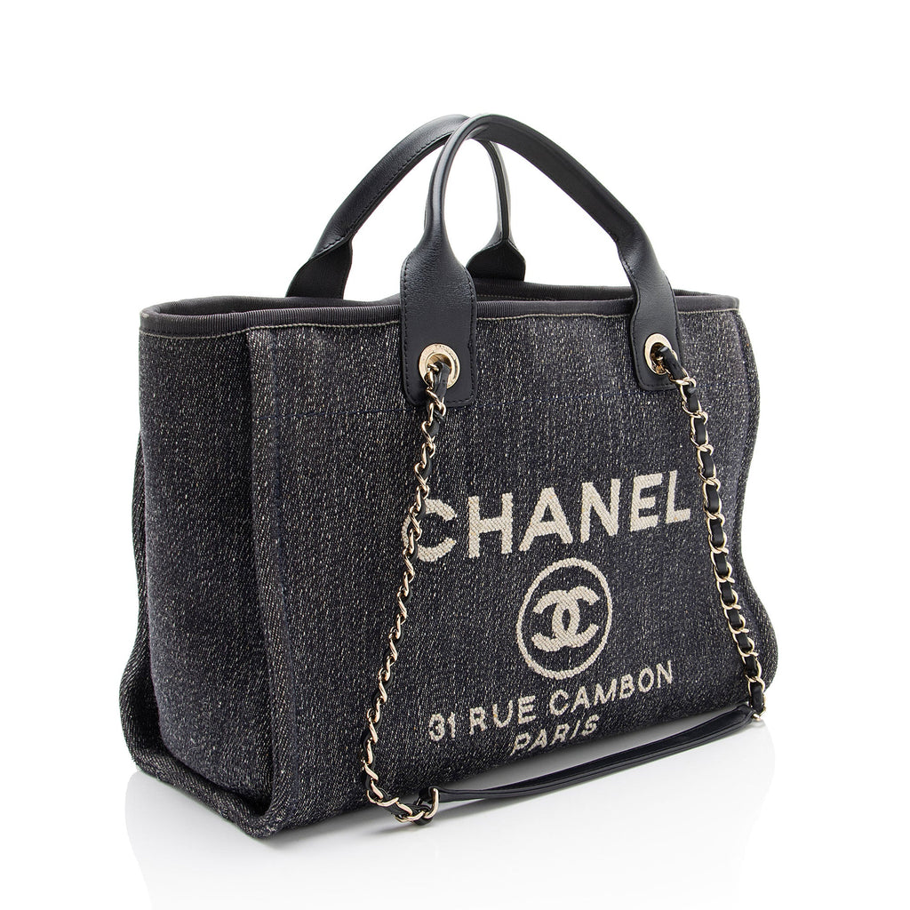 Chanel Denim Deauville Small Tote