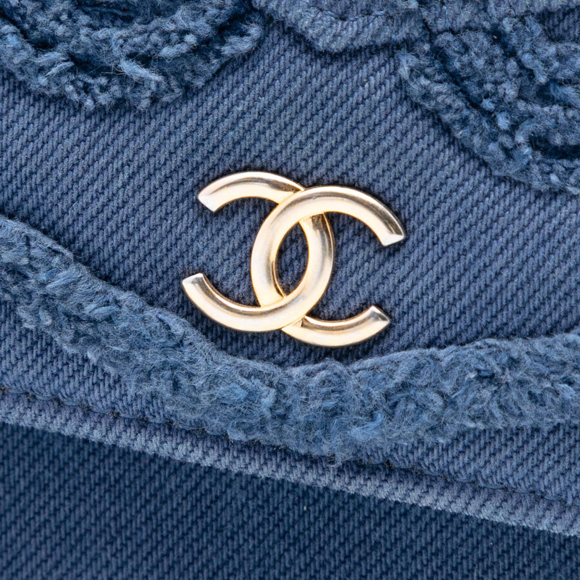 Chanel Denim Fringe Coco Wallet On Chain