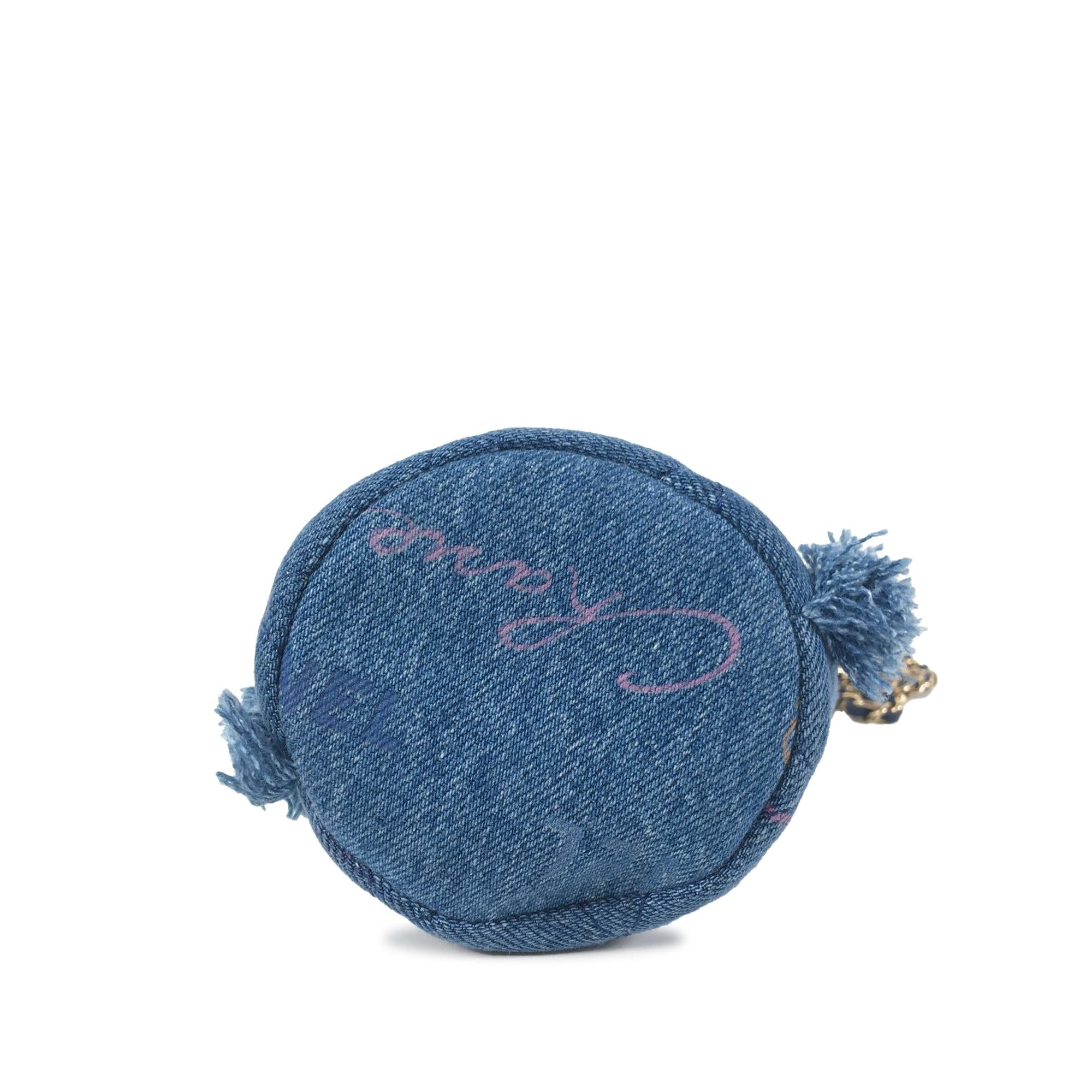Chanel Denim Mini Mood Bucket with Chain (SHG-EPuAPf)