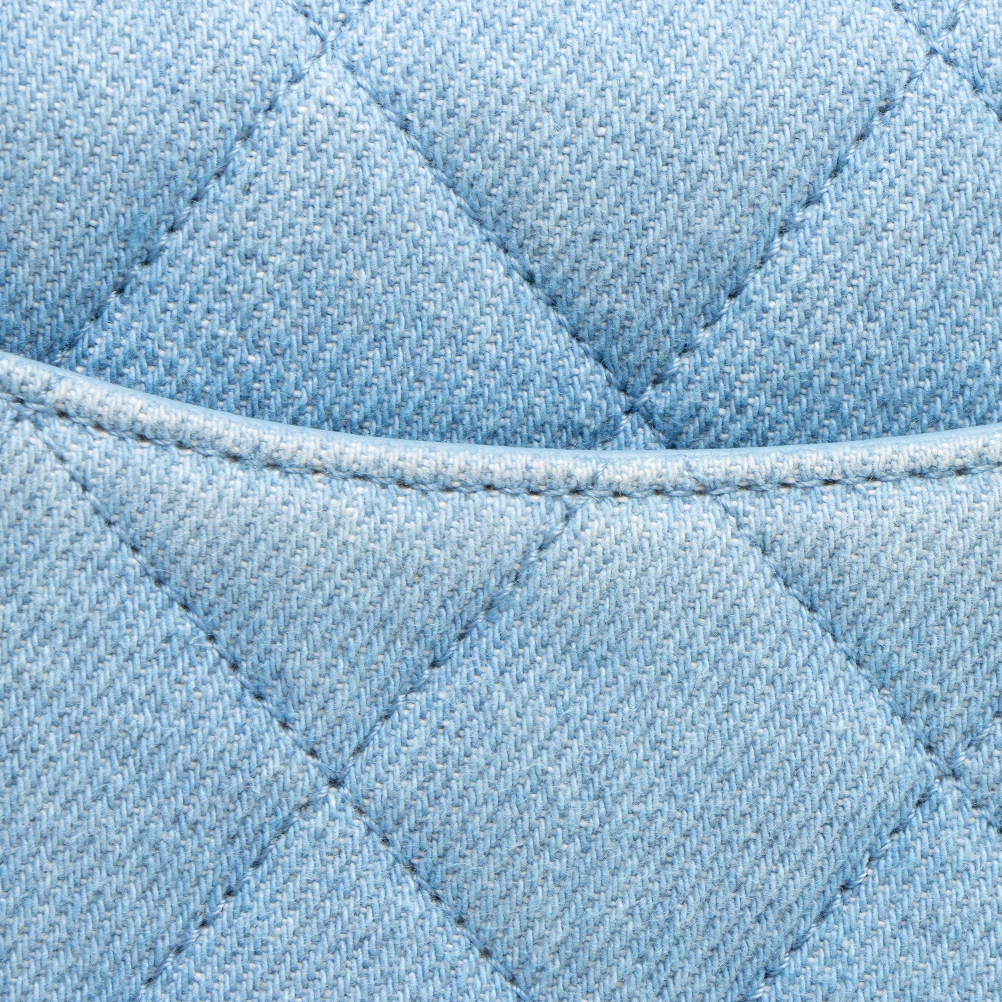 Chanel Denim Sweet Heart Square Mini Flap