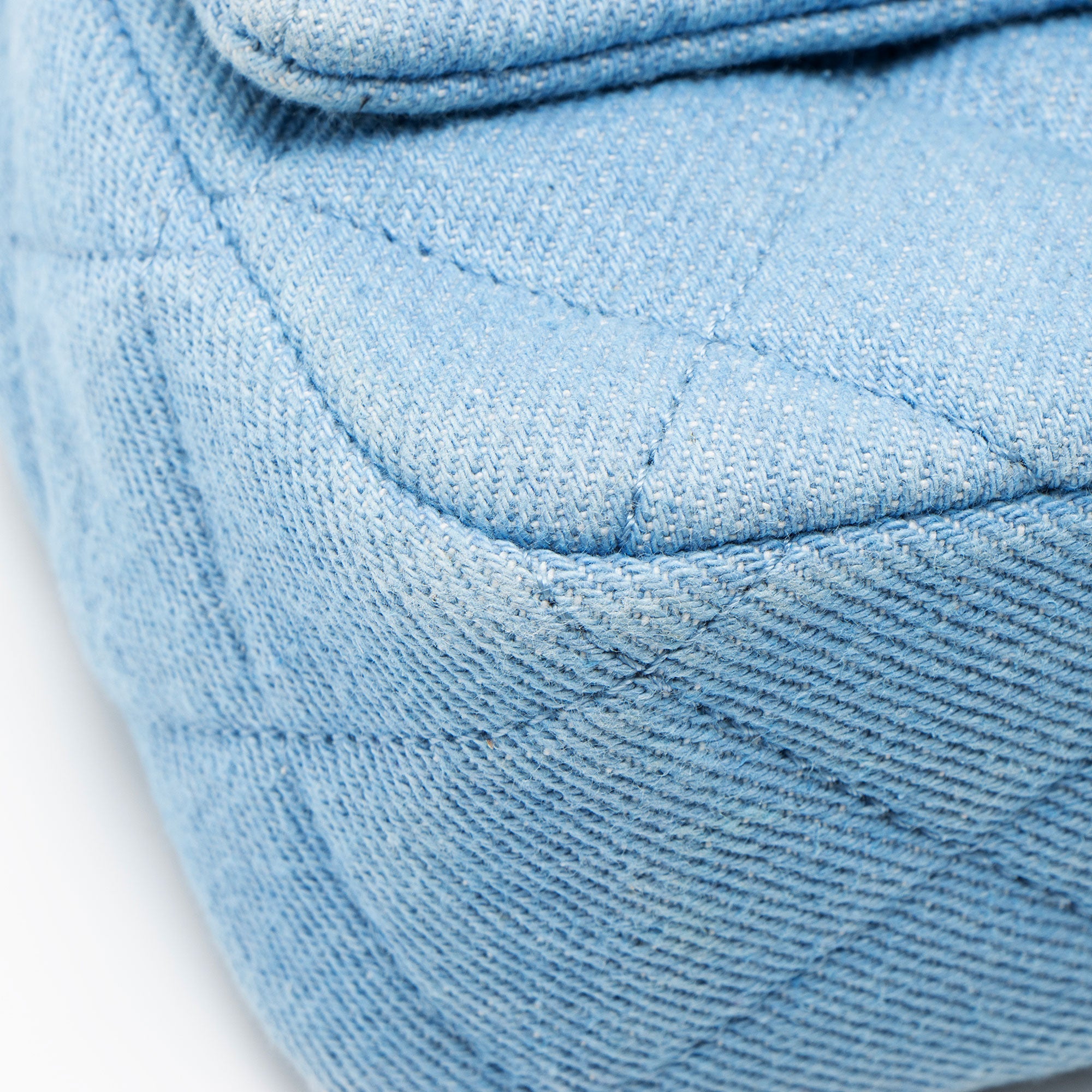 Chanel Denim Sweet Heart Square Mini Flap