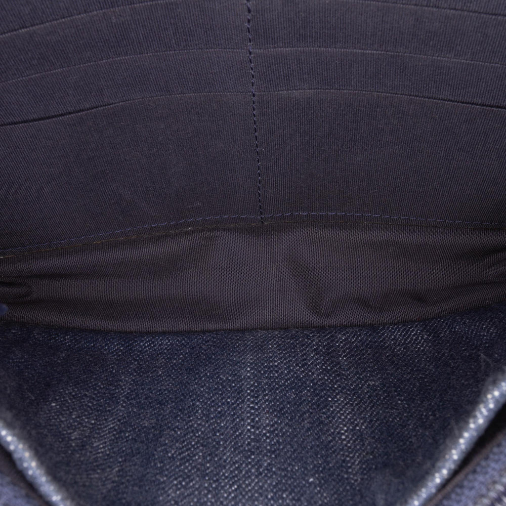 Chanel Denim and Velvet Wallet On Chain