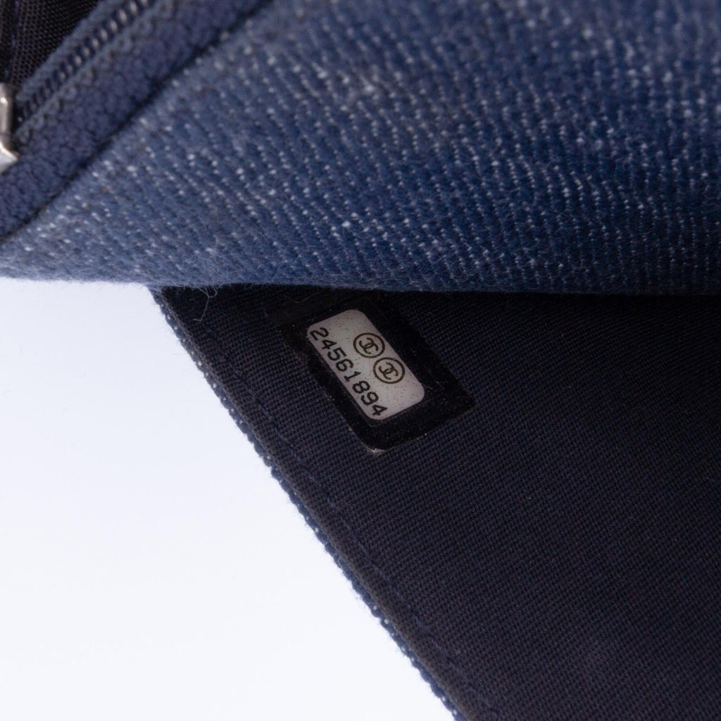 Chanel Denim and Velvet Wallet On Chain