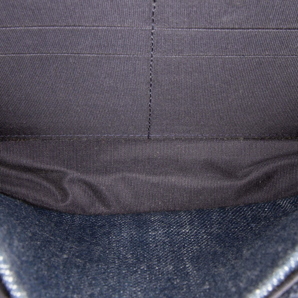 Chanel Denim and Velvet Wallet On Chain