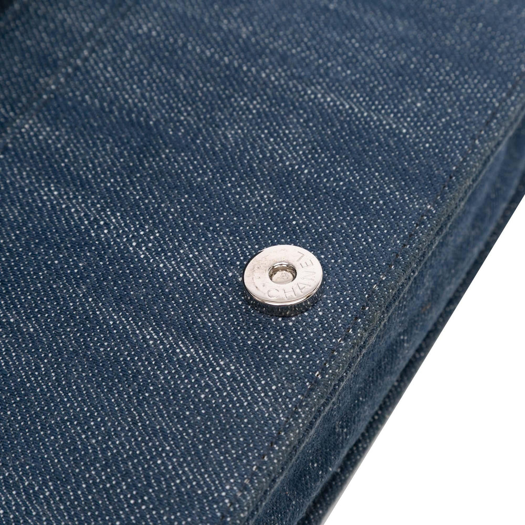 Chanel Denim and Velvet Wallet On Chain