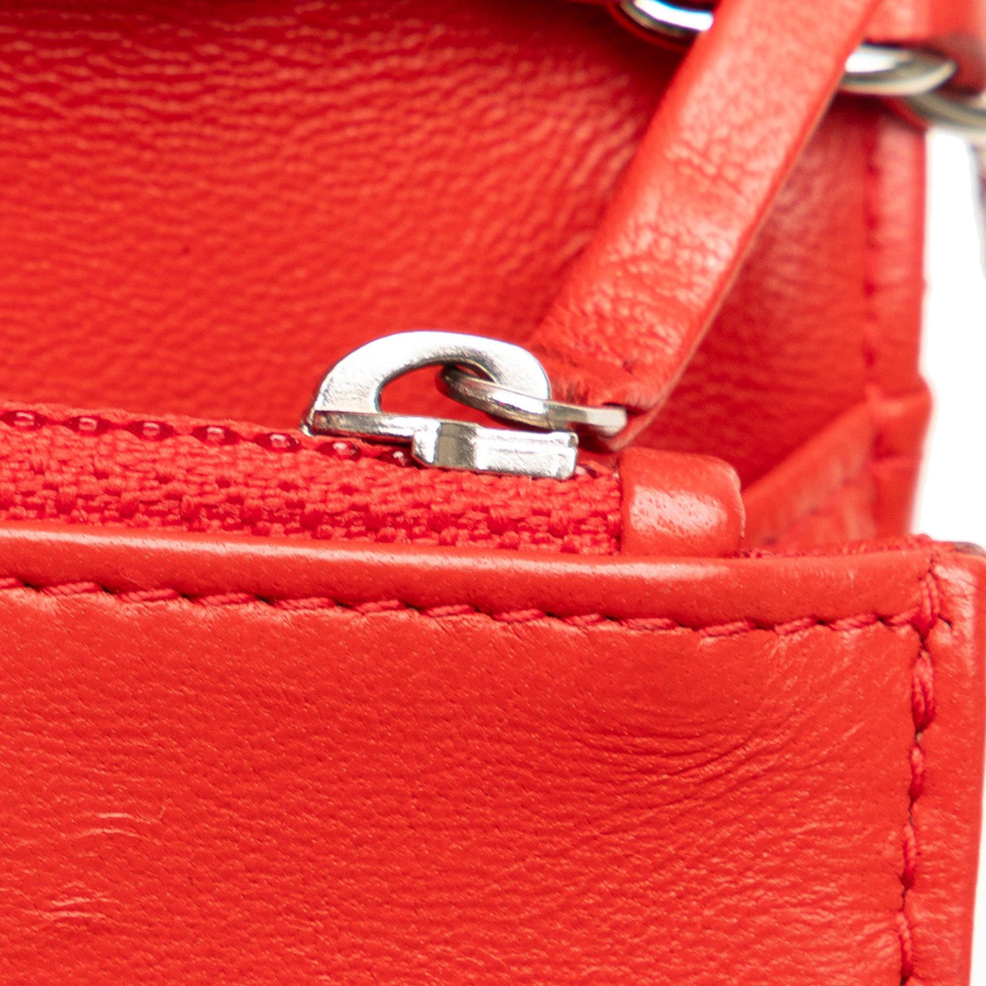 Chanel Diamond CC Lambskin Wallet on Chain (SHG-0Q7xkL)