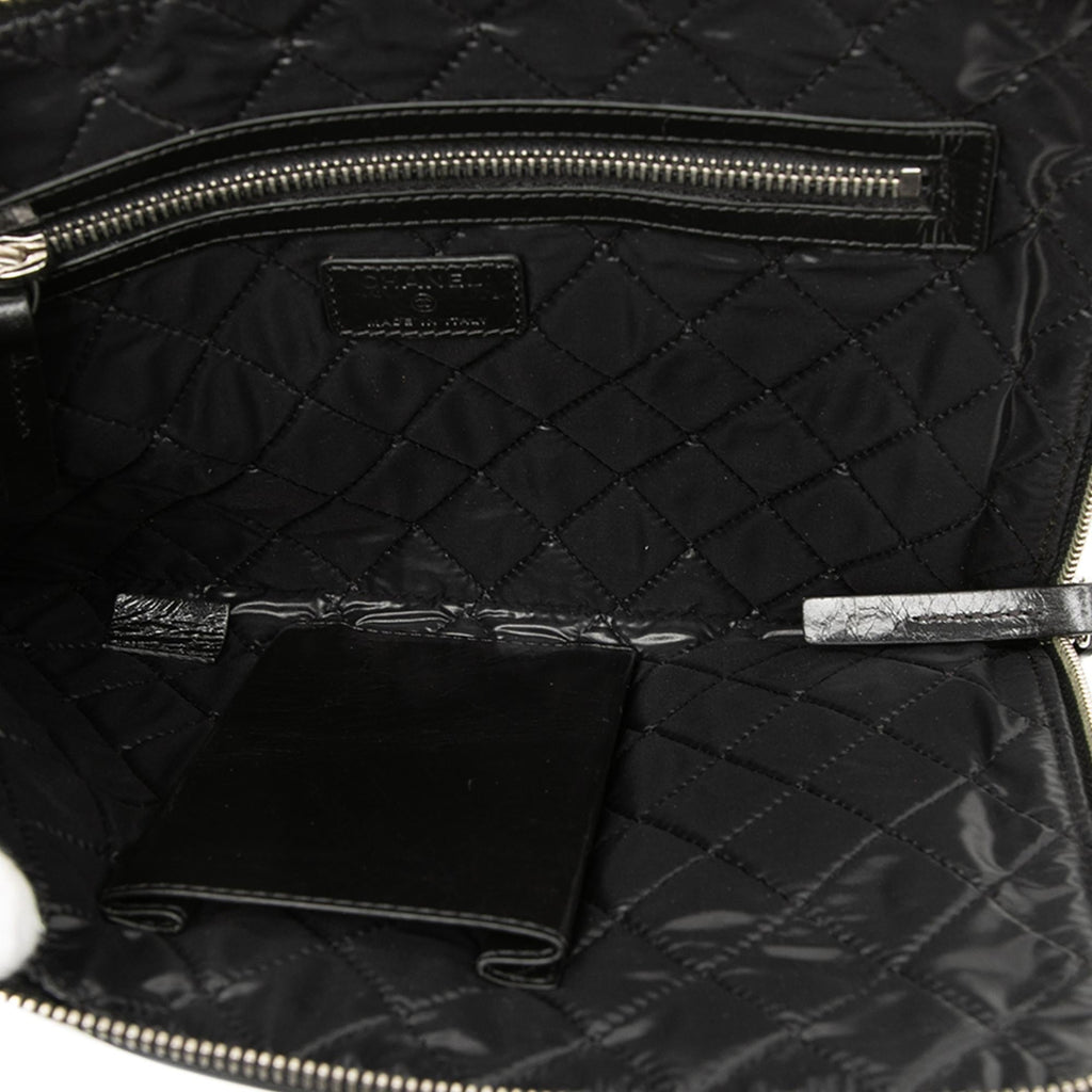 Chanel Distressed Calfskin Je Ne Suis Pas En Solde Clutch