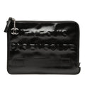 Chanel Distressed Calfskin Je Ne Suis Pas En Solde Clutch