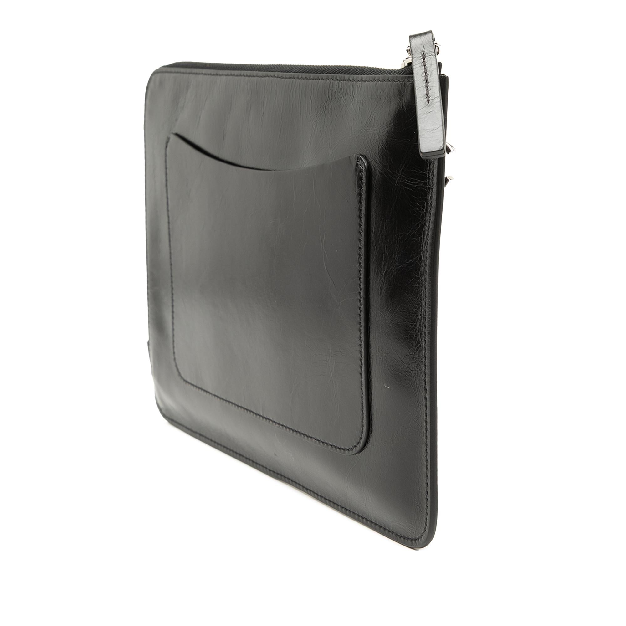 Chanel Distressed Calfskin Je Ne Suis Pas En Solde Clutch