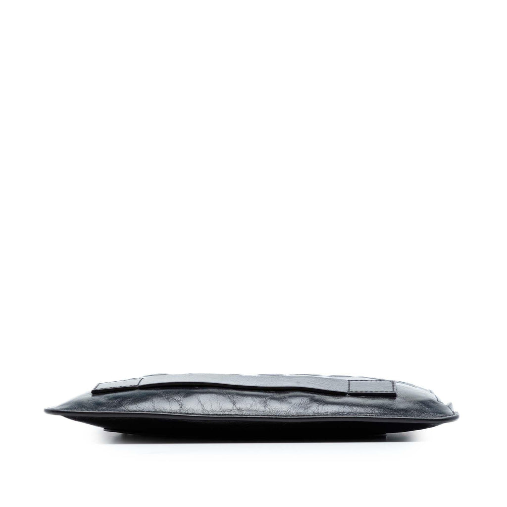 Chanel Distressed Calfskin Je Ne Suis Pas En Solde Clutch