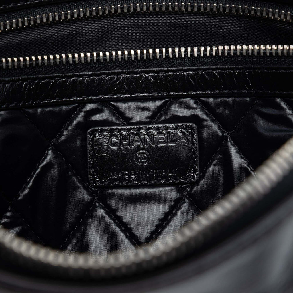 Chanel Distressed Calfskin Je Ne Suis Pas En Solde Clutch