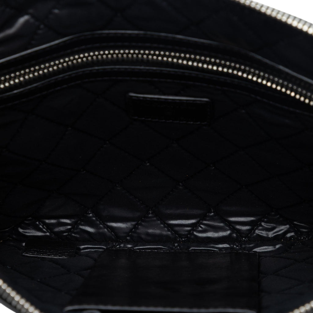 Chanel Distressed Calfskin Je Ne Suis Pas En Solde Clutch