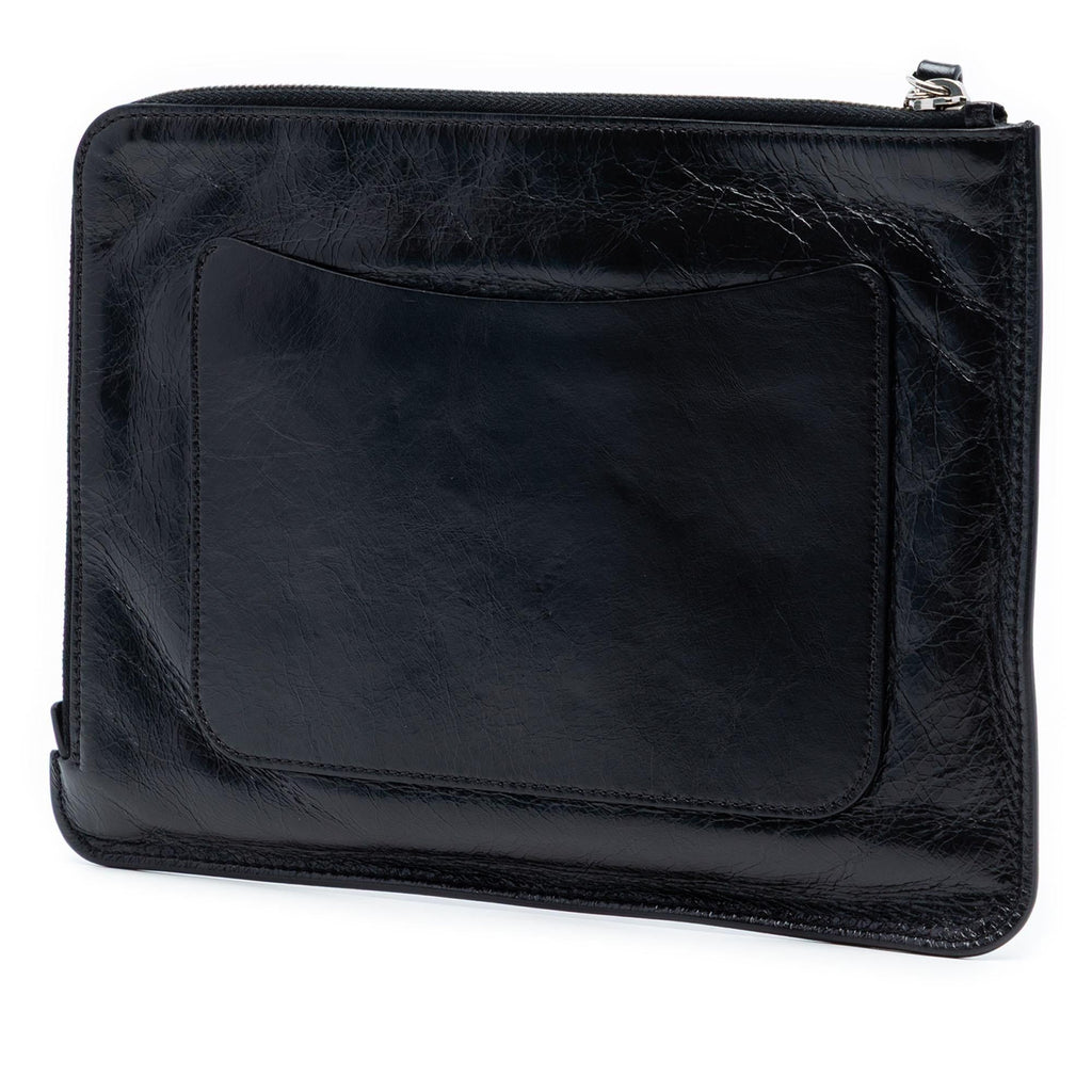 Chanel Distressed Calfskin Je Ne Suis Pas En Solde Clutch