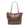 Chanel Distressed Calfskin Shopping In Moscow Tote