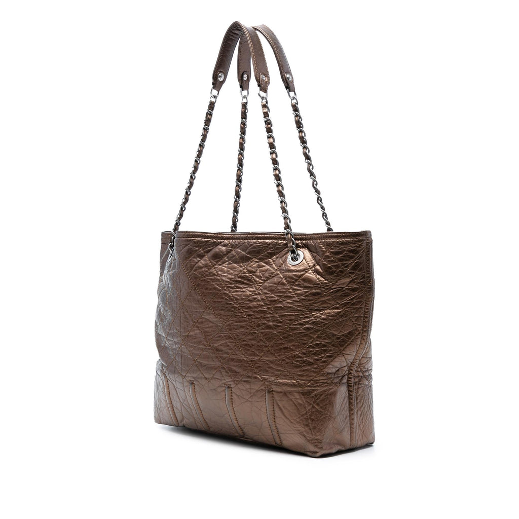 Chanel Distressed Calfskin Shopping In Moscow Tote