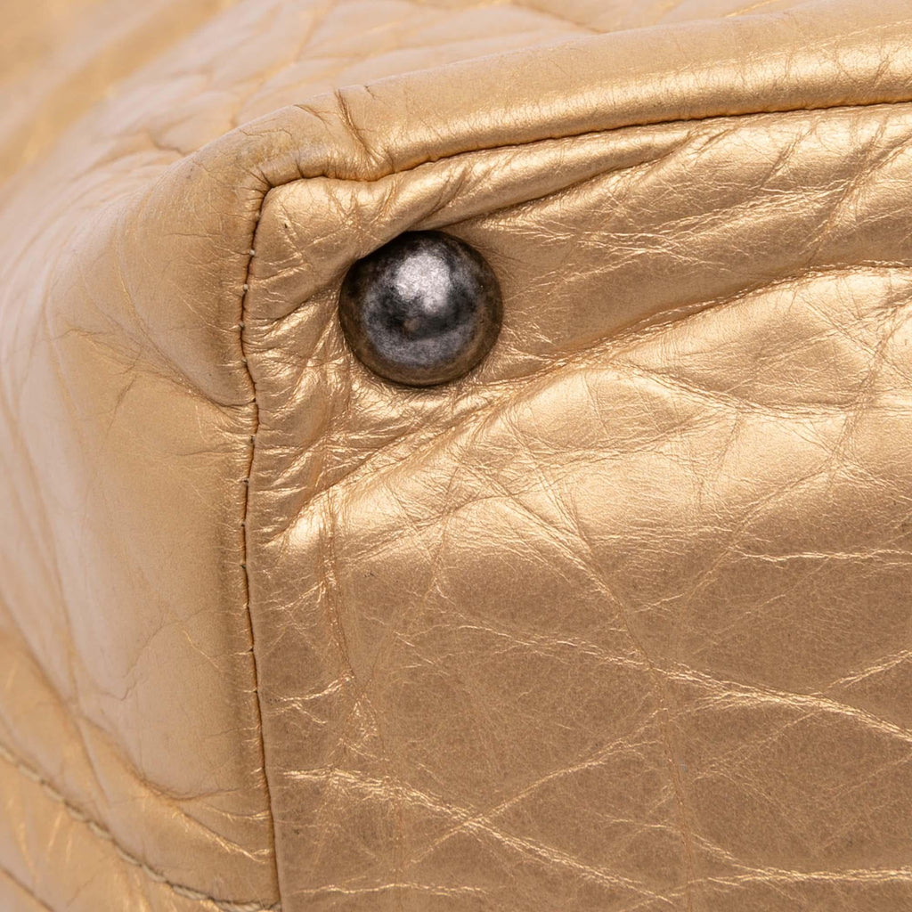 Chanel Distressed Calfskin Shopping In Moscow Tote