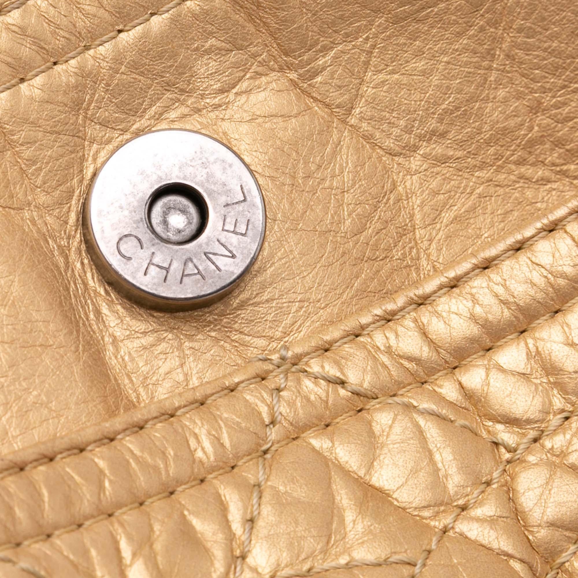 Chanel Distressed Calfskin Shopping In Moscow Tote