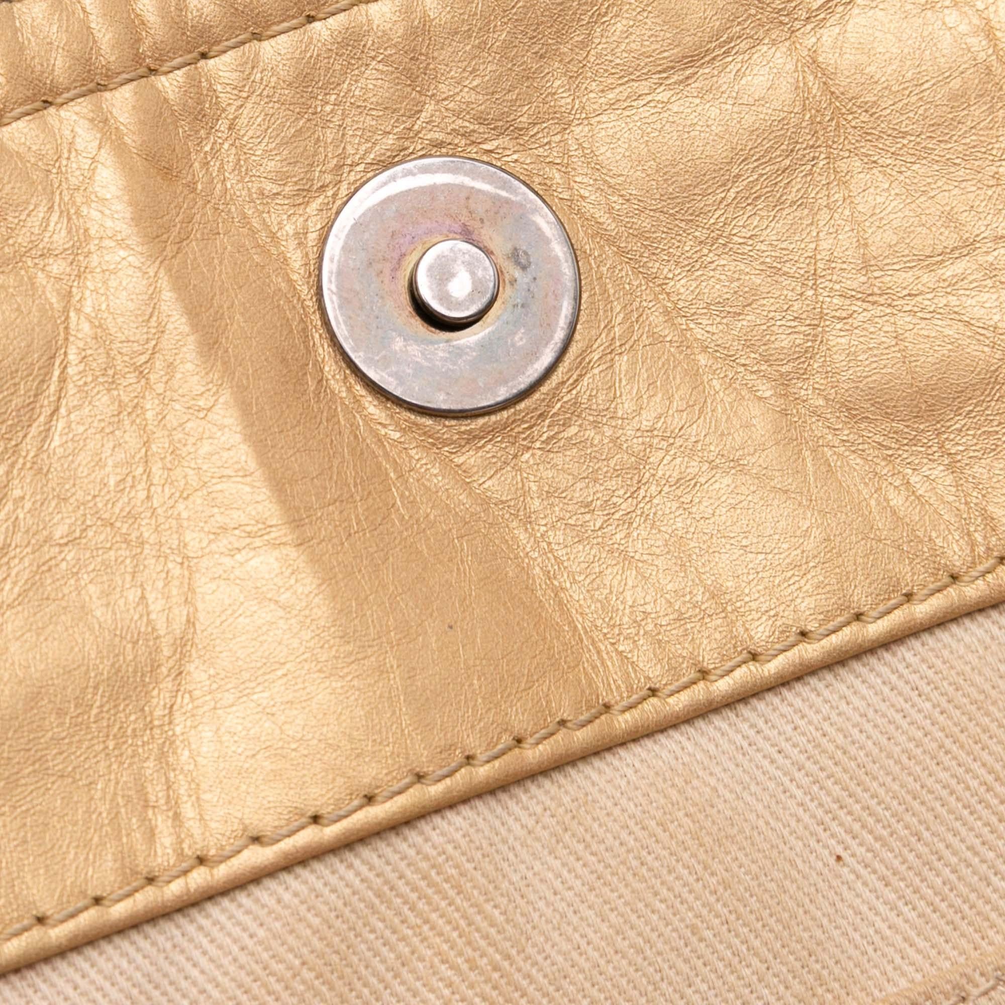 Chanel Distressed Calfskin Shopping In Moscow Tote