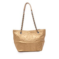 Chanel Distressed Calfskin Shopping In Moscow Tote