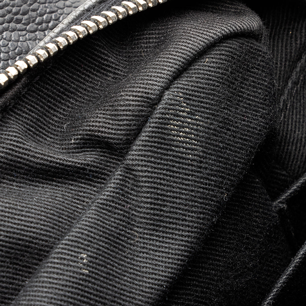 Chanel Distressed Caviar Leather Outdoor Ligne Satchel (SHF-20512)