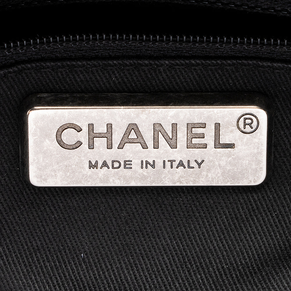 Chanel Distressed Caviar Leather Outdoor Ligne Satchel (SHF-20512)