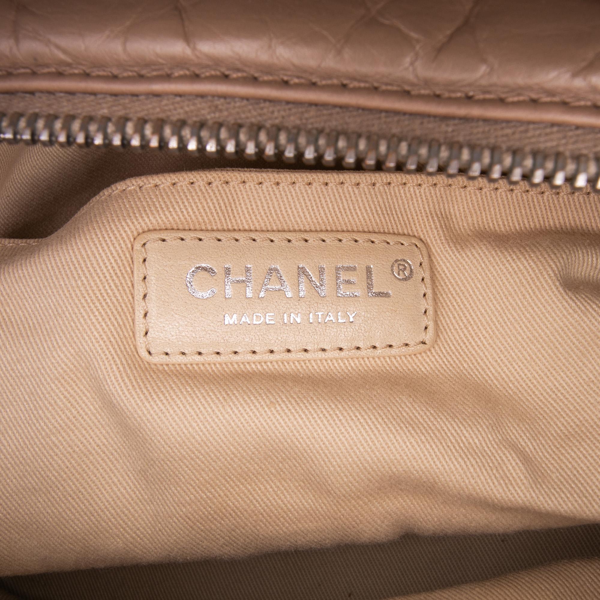 Chanel Distressed Lambskin Lady Braid Bowler Bag