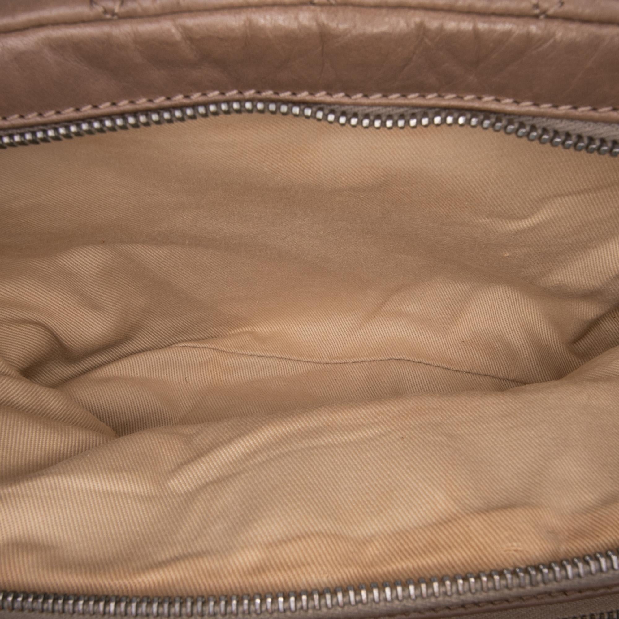 Chanel Distressed Lambskin Lady Braid Bowler Bag