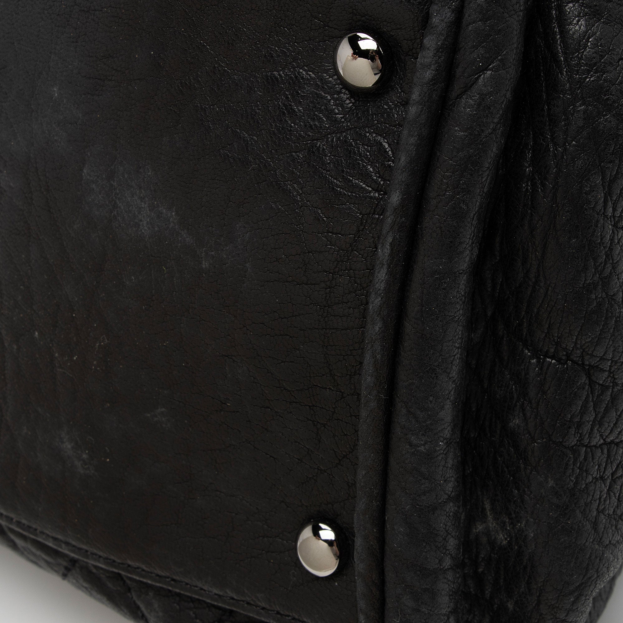 Chanel Distressed Lambskin Lady Braid Bowler Satchel (SHF-4rWbPz)