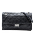 Chanel Embossed CC Quilted Aged Calfskin Reissue 2.55 Single Flap 227