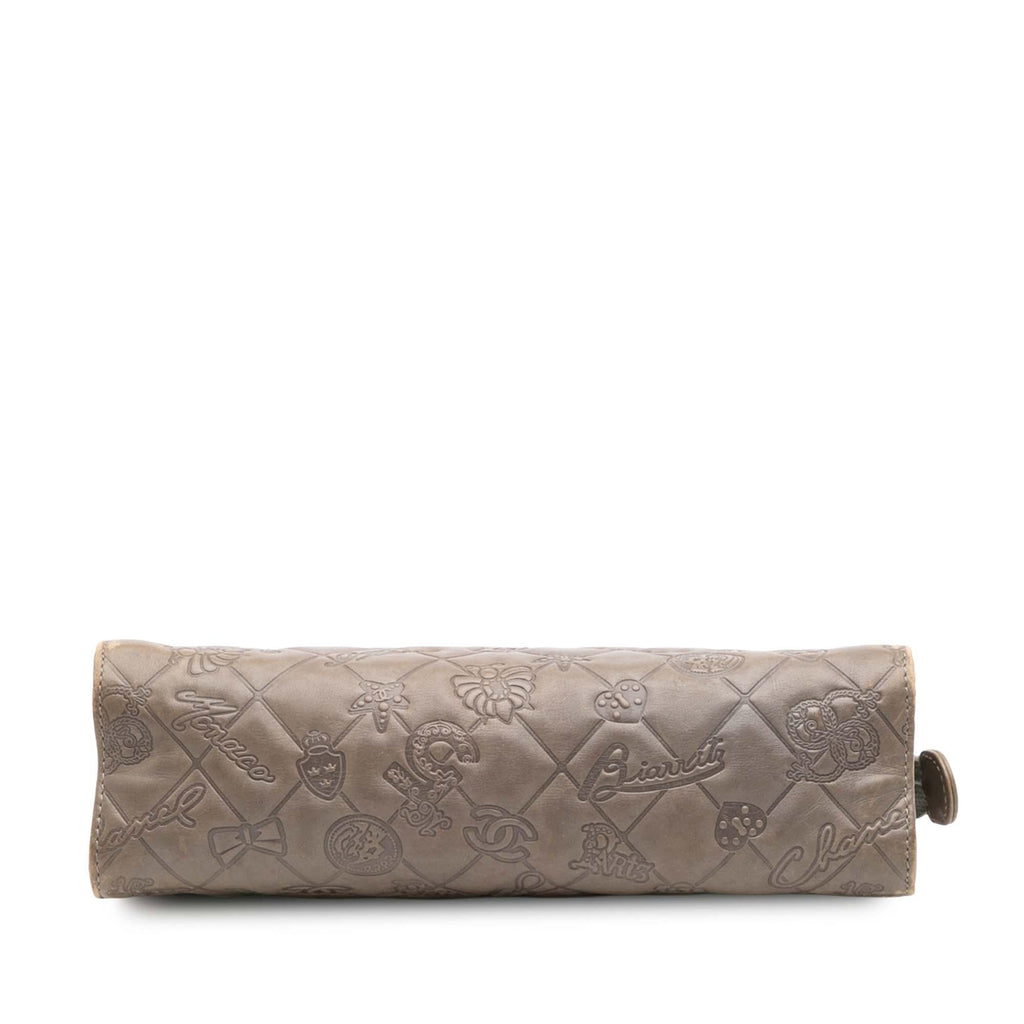Chanel Embossed Lambskin Lucky Symbols Pochette