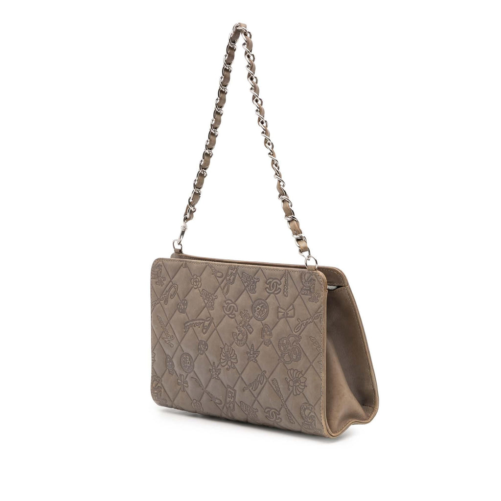 Chanel Embossed Lambskin Lucky Symbols Pochette