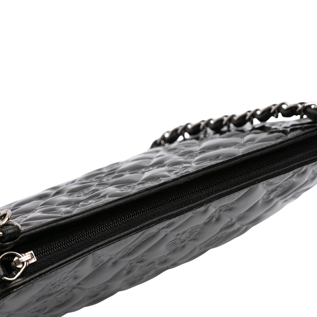 Chanel Embossed Patent Lucky Symbols Pochette