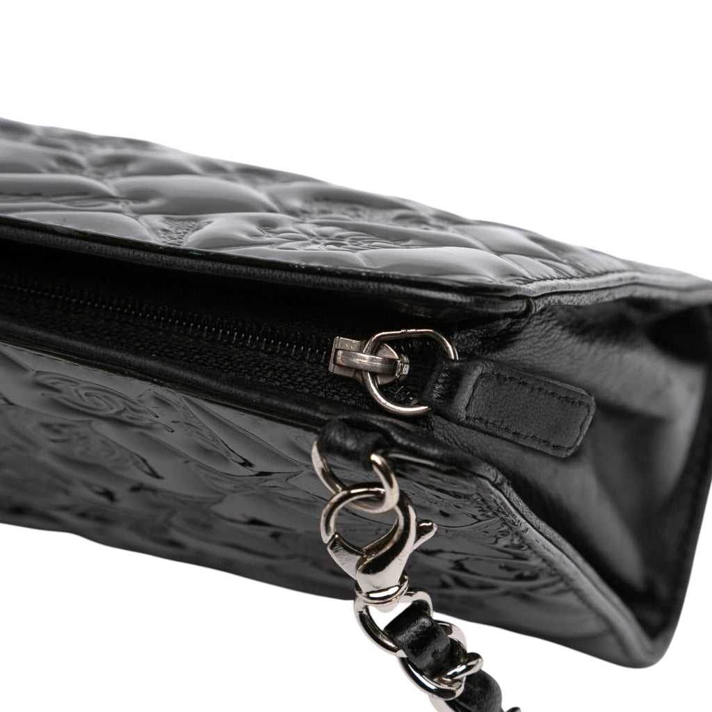 Chanel Embossed Patent Lucky Symbols Pochette