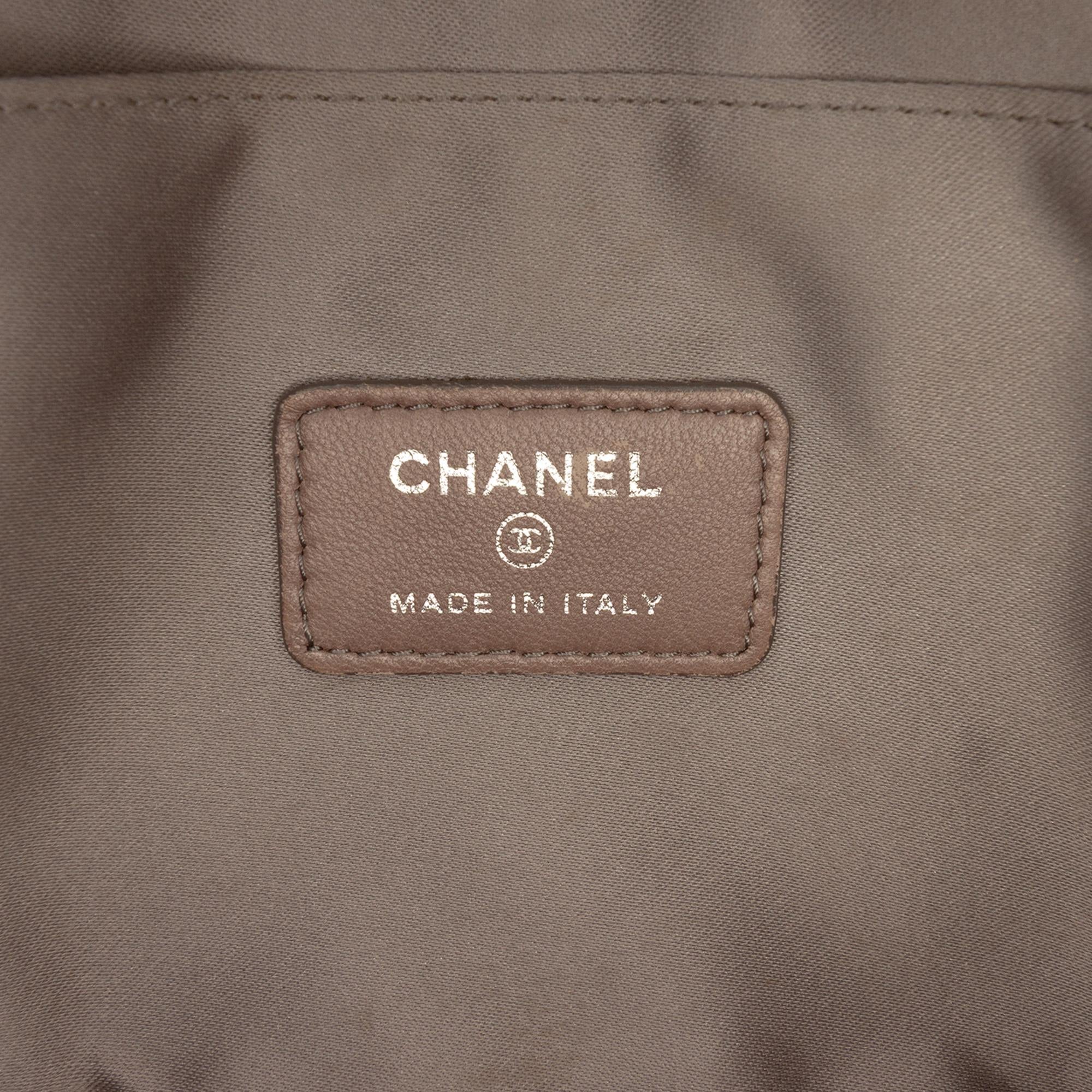 Chanel Embossed Patent Lucky Symbols Pochette