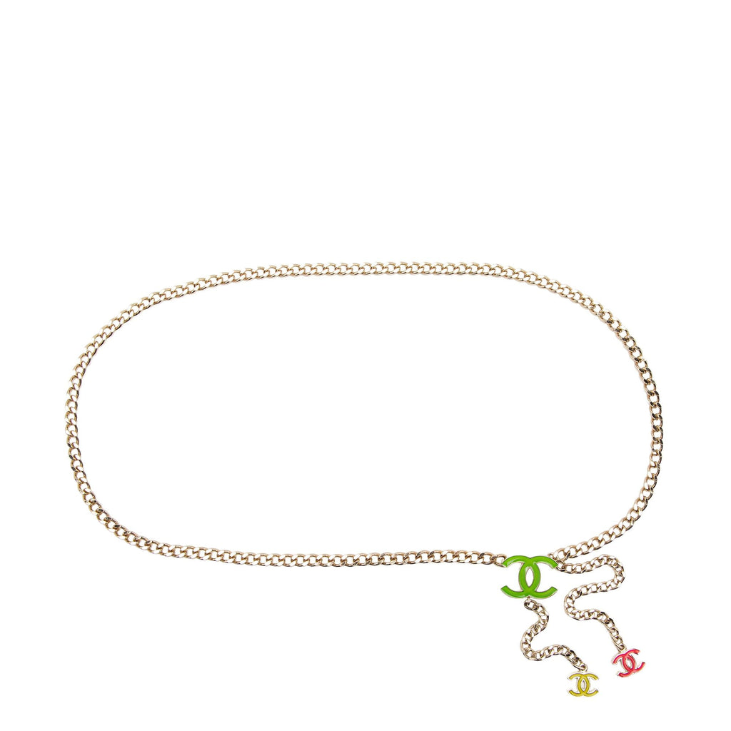 Chanel Enamel CC Chain Belt - Size OS (SHF-hNZYBn)