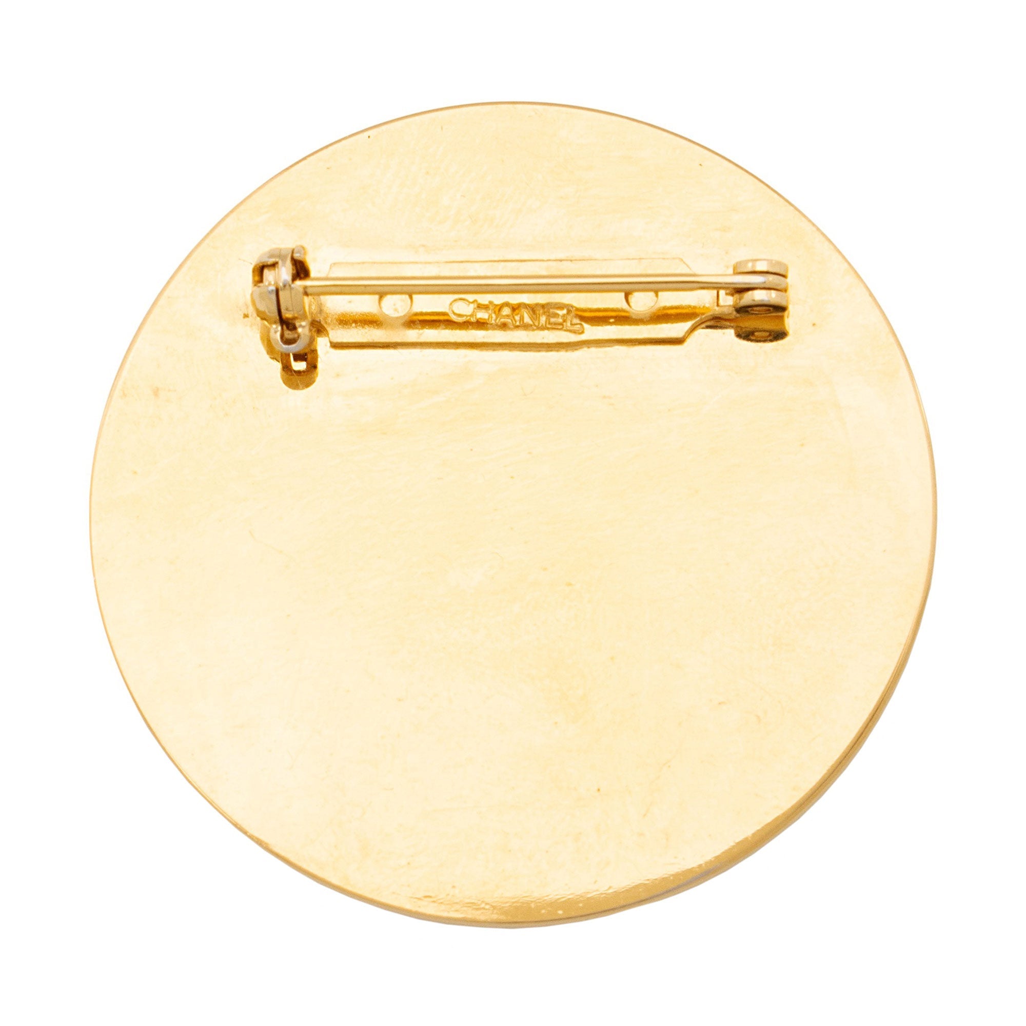 Chanel Enamel CC Rue Cambon Brooch