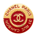 Chanel Enamel CC Rue Cambon Brooch