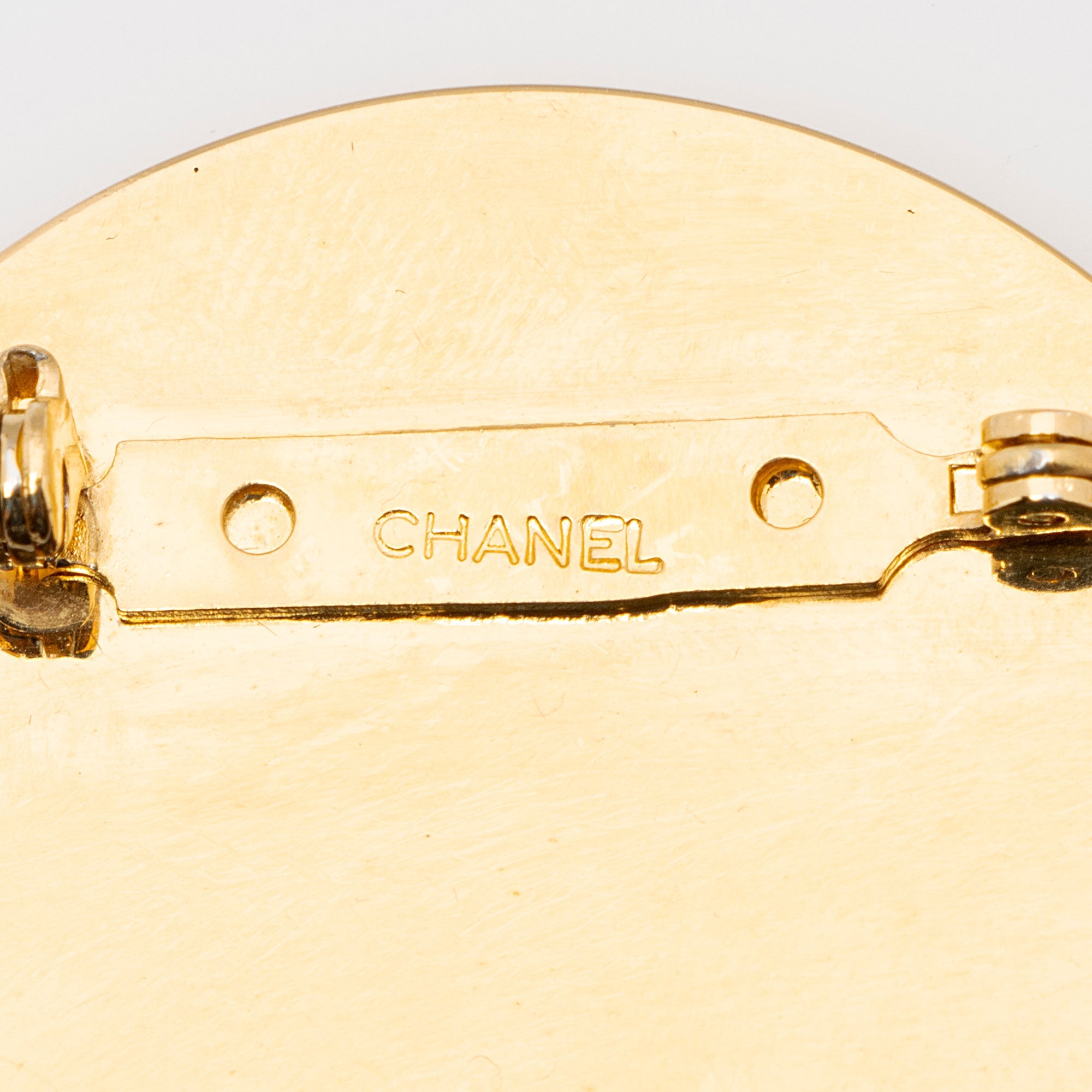 Chanel Enamel CC Rue Cambon Brooch