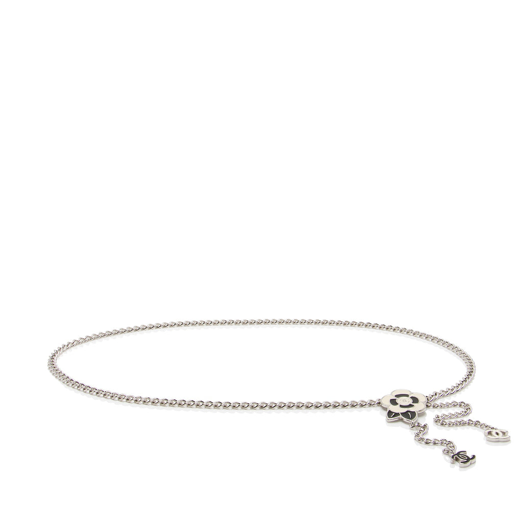 Chanel Enamel Camillia CC Chain Belt - Size OS (SHF-ZLPhfe)